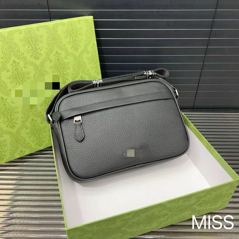 2022 Outlet New Graham Double Zipper Single Shoulder Crossbody Small Square Bag European and American Retro Cowhide Vintage Camera Bag