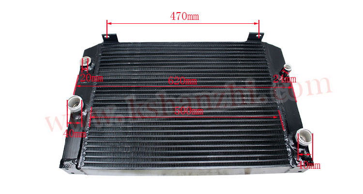 Radiador de tanque de agua de carretilla elevadora 3511070511 adaptado a Linde 351 - 03 Yanma 4TNV94L accesorios del motor