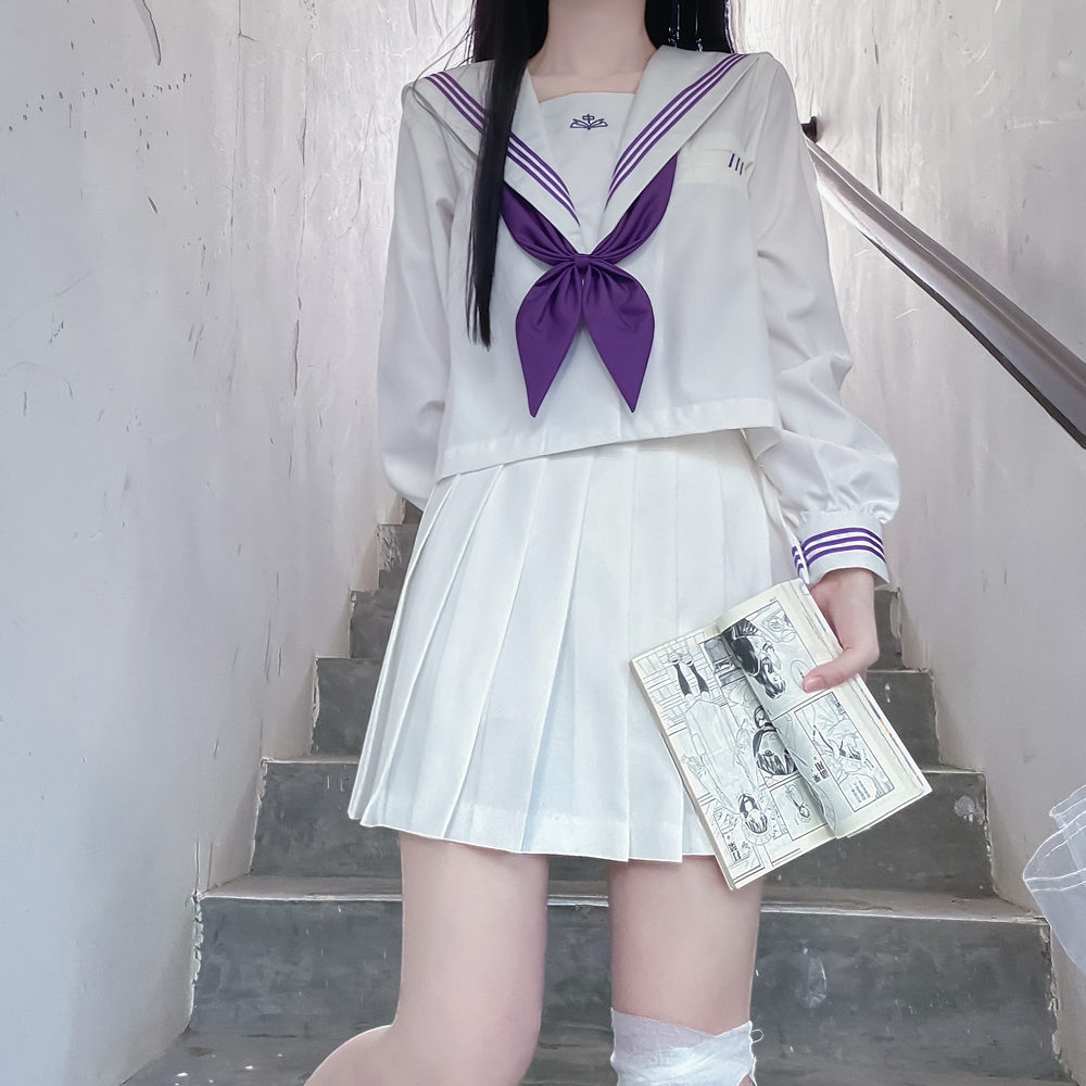 现货批发 【姬羽中】原创jk制服正版日系学生JK水手服长袖中间服