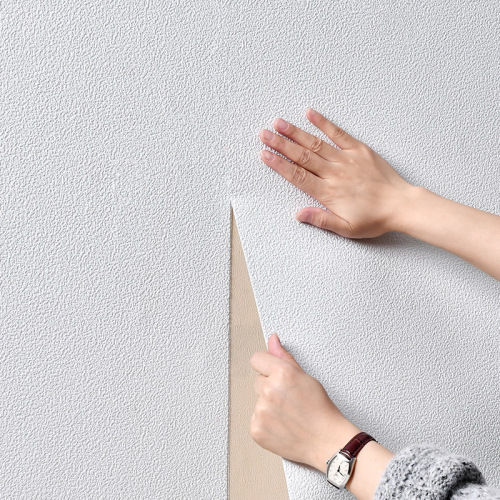 Diatom mud 2.8m wallpaper self-adhesive pure pigment wallpaper waterproof and moisture-proof foam roll 3d three-dimensional wall sticker