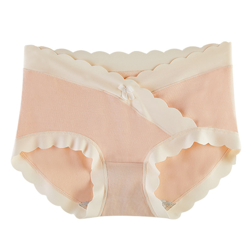 Ropa interior de maternidad para mujer, entrepierna antibacteriana de algodón modal para mujer, especial para embarazo, embarazo temprano y tardío, calzoncillos de cintura media para mujer