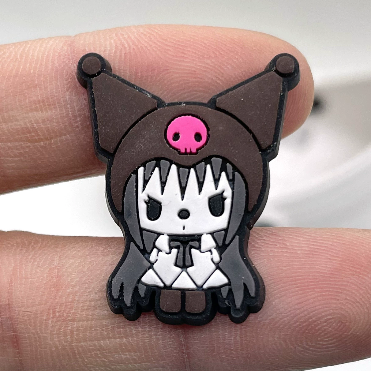 Подвески для обуви (Sanrio) Kuromi & My Melody Croc Jibbitz, assorted flower buckles, мультицветный набор
