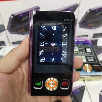 Умный мобильный телефон для пожилых, складной экран, 2G, оптом