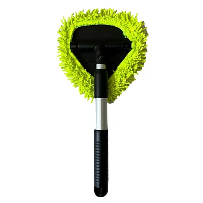 Cleaning Brush, Defogging Window Wiper, Car cleaning tools - 1-set-of-pentagonal-plastic-parts-1-small-chenille-cloth-coverpe-bag-packaging