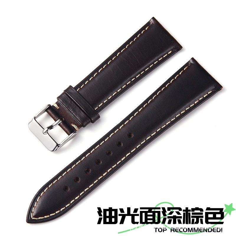 Фабрика оптом спот кожаный ремешок из глянцеобразного воска аксессуары подходят для мужчин и женщин универсальные модели 18MM/24MM