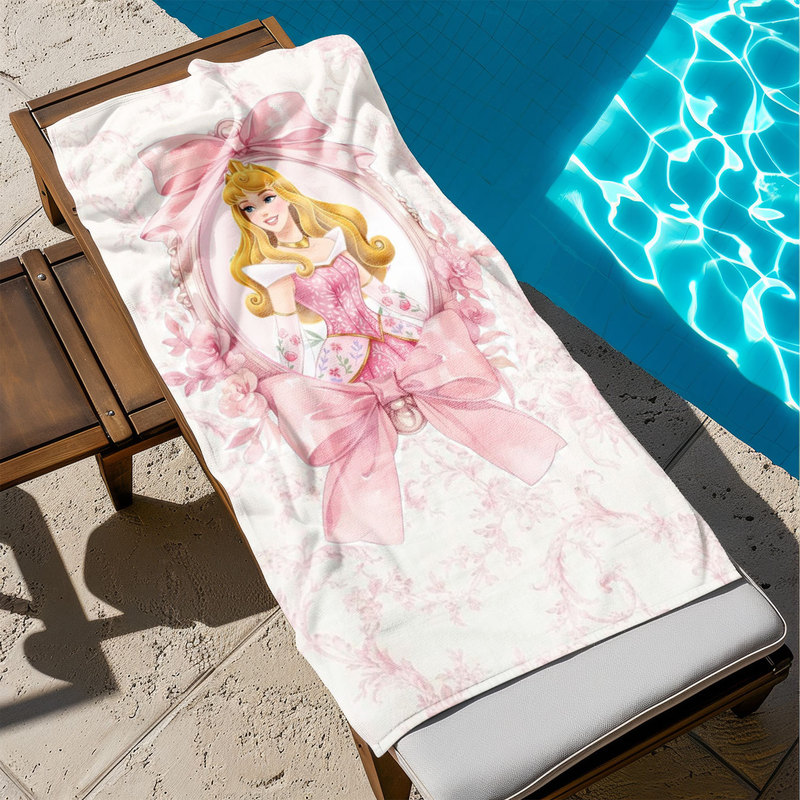 Disney Princess Printed Beach Towel, Absorbent and Quick-Drying Children's Bath Towel, Large Towel for Beach Vacation, Cartoon Bath Towel Disney Princess Printed Beach Towel, Absorbent and Quick-Drying Children's Bath Towel, Large Towel for Beach Vacation, Cartoon Bath Towel