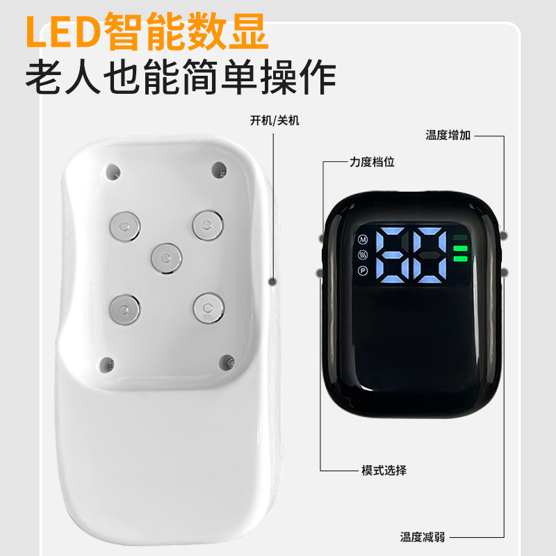 Máquina de masaje de piernas de pie doméstico, aparato de fisioterapia varicosal, compresión caliente de aire, masajeador muscular de piernas, modelo explosivo