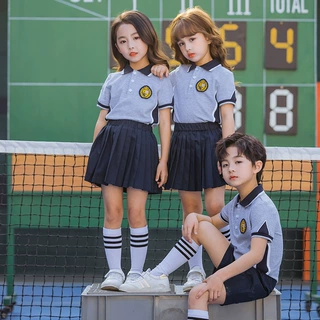 学生校服运动套装夏季拍照服装幼儿园园服学院校服来图来样定做