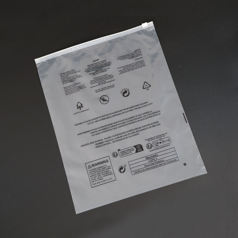 Warning 10-wire double-sided transparent; 25x35cm; PE