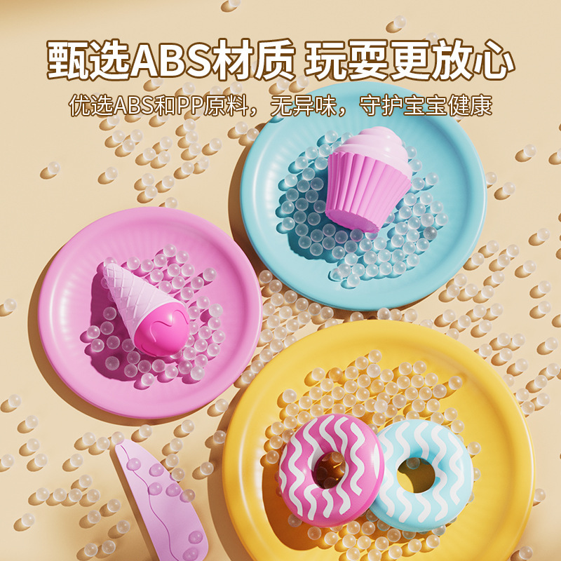 Niñas transfronterizas pastel cortar música sonido y luz vela postre té de la tarde juguetes de simulación set de té