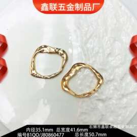 总长50.7mm锌合金新款金属泳衣扣精致调节皮鞋大衣服装防脱装饰扣