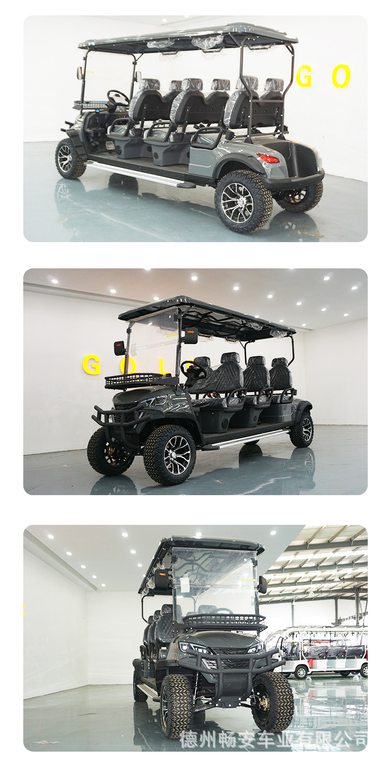 6-Seater Golf Cart B&B Golf Cart Factory Campus School Hotel Shuttle Bus Wildlife Park
