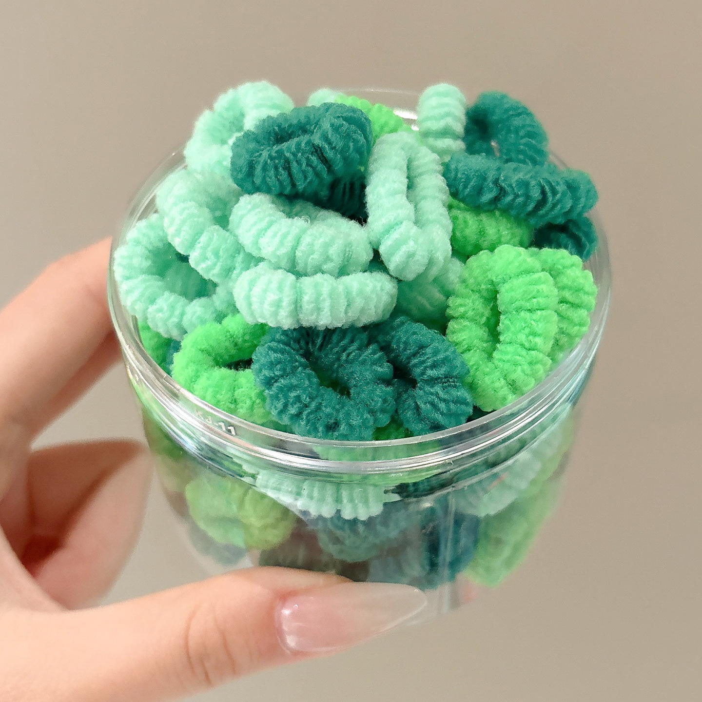 Anillo para el cabello de los niños, banda de goma de alta elasticidad, cabello trenzado, no daña el cabello, cuerda para atar al bebé, red neta 2025 nueva funda de cuero de cuerda para el cabello