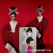 五星出东方古装假发锦绣舞蹈演出汉舞造型商演发包cs古典舞汉服女
