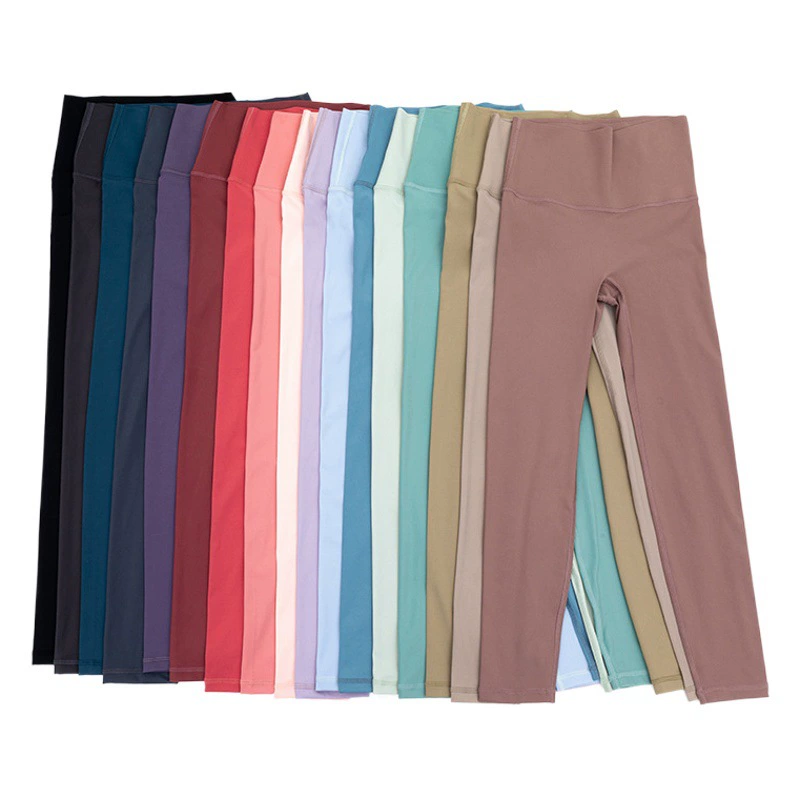 Оптовые леггинсы для йоги больших размеров с эффектом лифтинга ягодиц, спортивные штаны для бега и фитнеса, женские, с эффектом «второй кожи»