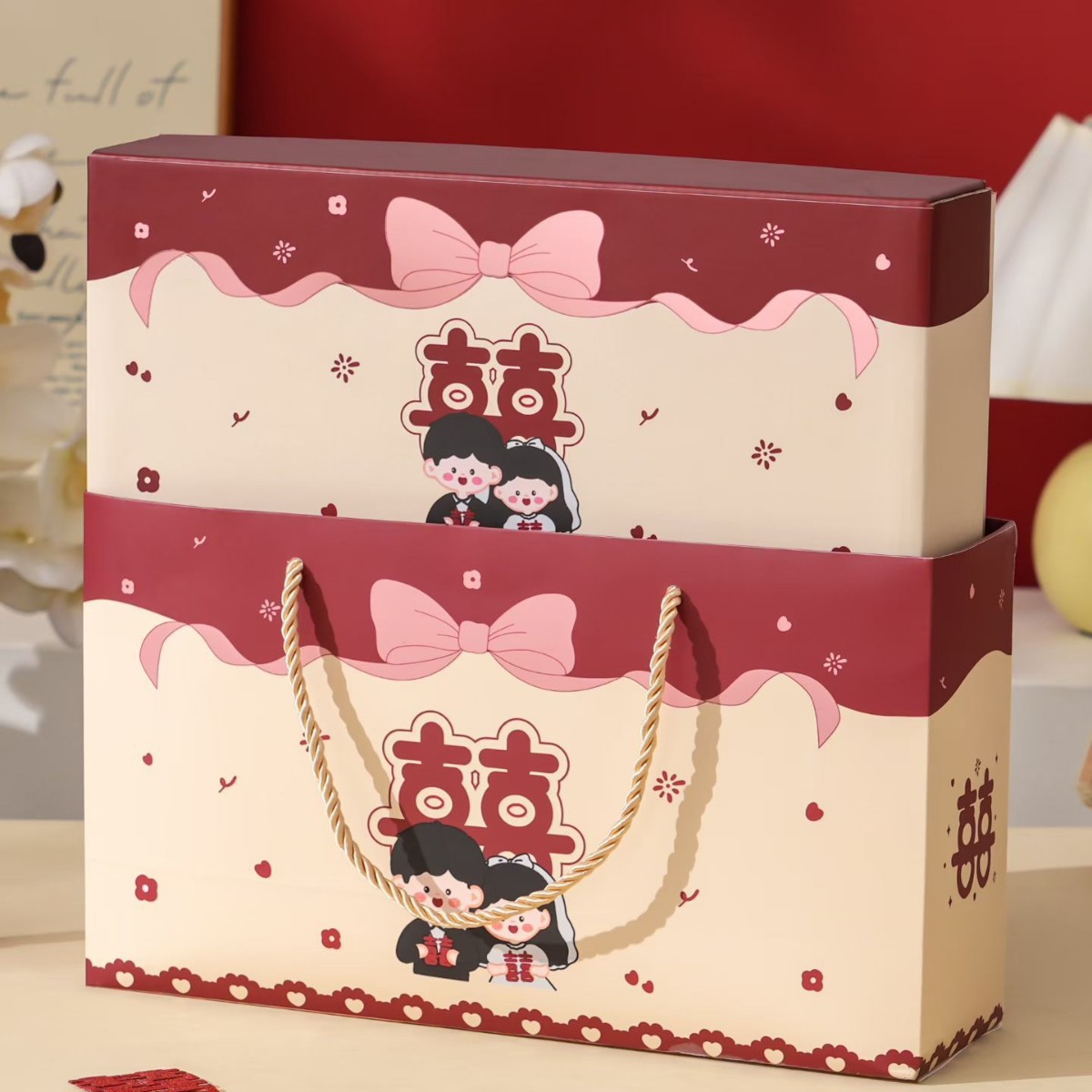 Pareja creativa china para copas regalo de mano taza de cerámica de pie alto mango de manzana personalidad taza de agua para beber taza de boda taza de martillo