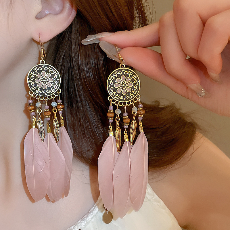 11# ear hook-gold-pink