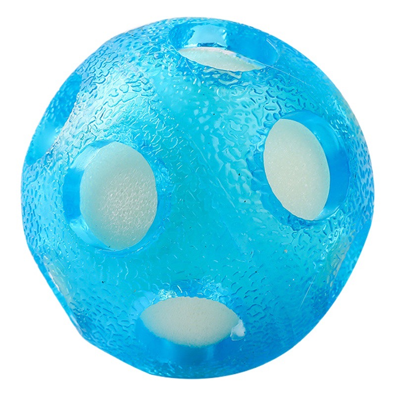 El nuevo perro esponja mordedura bola flotante agua océano bola perro juguete bola persiguiendo agua jugando perro Bola de juguete