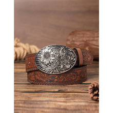 S 16737 Men's rivet leather belt ��ʿí��ѹ��ʱ��Ƥ��