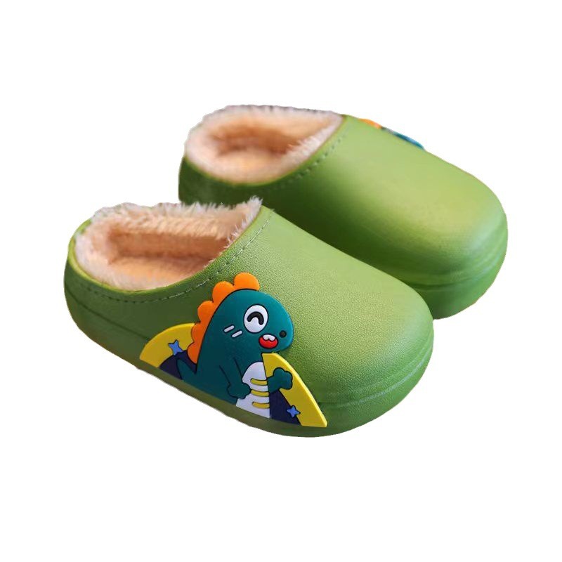 Winter children's cartoon cute insulated keep warm non-slip slippers