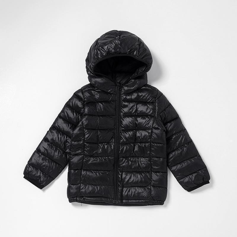Chaqueta de plumón ligera y corta para niños mayores, estilo 2025, abrigo de plumón para otoño e invierno, ropa exterior para bebés.