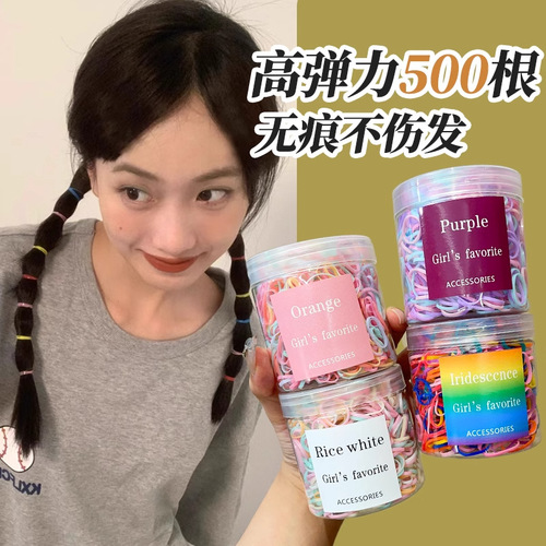 Elastic one-time use thickened colored hair tie hair accessories headband