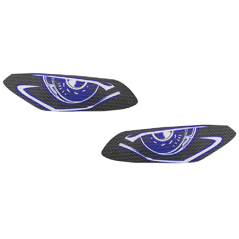 Aplicable a Yamaha YZF R3 19 - 20 años de modificación de lámparas de automóviles, película de adhesión creativa, adhesivo decorativo de protección de faro