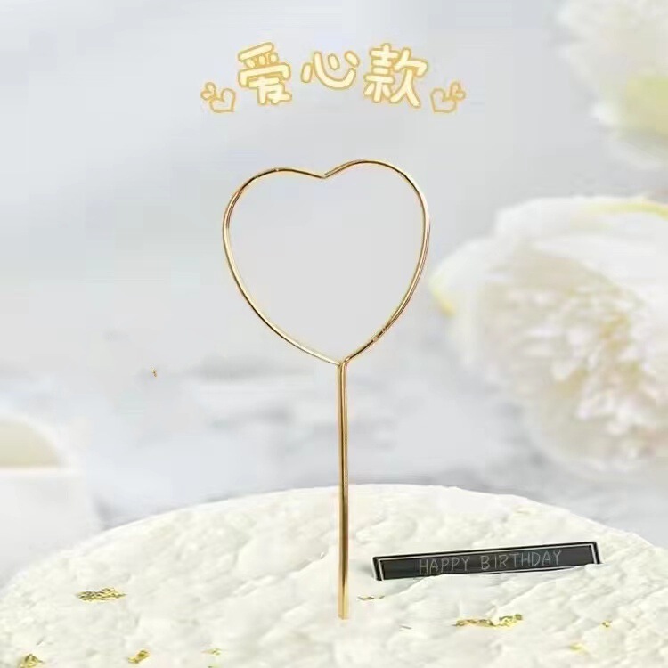 Individually Packaged, Free Shipping, Heart-Shaped Birthday Candles, Gold-Plated, Smoke-Free, Party, Internet Celebrity, Fairy Cylinder Cake Individually Packaged, Free Shipping, Heart-Shaped Birthday Candles, Gold-Plated, Smoke-Free, Party, Internet Celebrity, Fairy Cylinder Cake