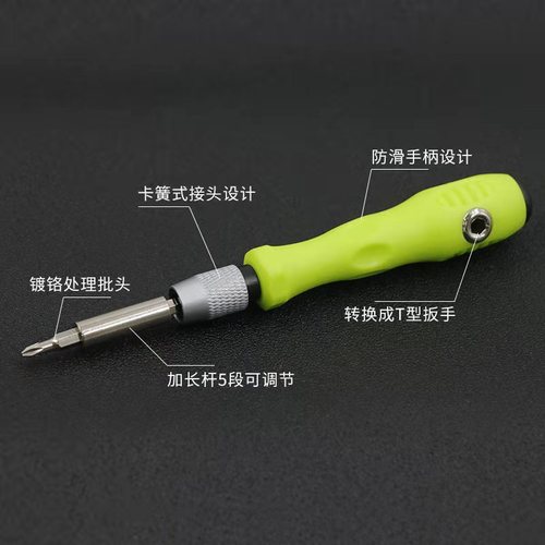 32-in-1 multifunctional screwdriver triangle U-shaped Y-shaped cross plum blossom inner hexagonal magnetic computer repair combination