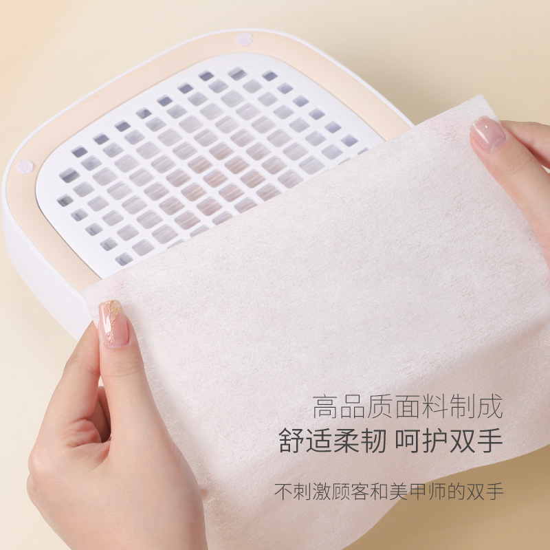 AMDMG打磨卸指甲美甲吸塵器無紡布過濾棉紙替換粉塵濾網清潔工具