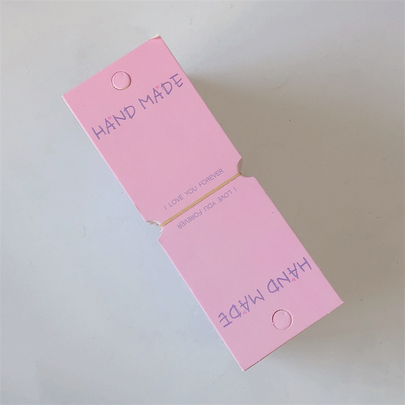 Letter Pattern Simple Style Letter Paper Jewelry Rack