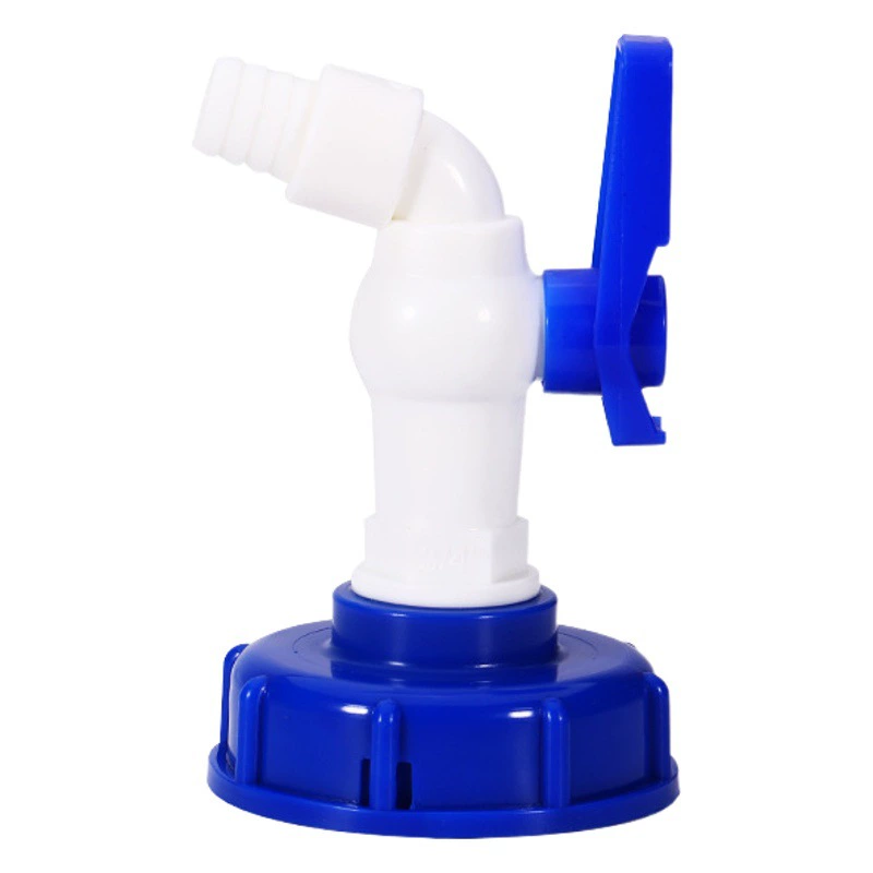 Приграничная тонна ствола арматура IBC1/2 3/4 дюйма 6 минут кран шланг для соединения с пластиковой водяной мундштук