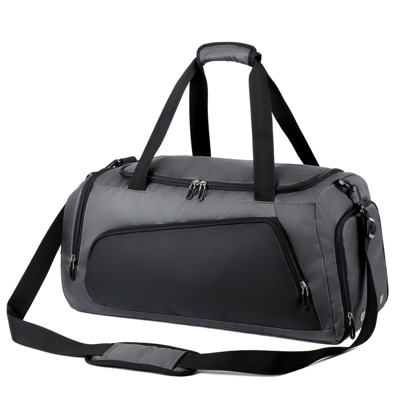 Bolsa de fitness, mochila de entrenamiento anti-salpicaduras, bolsa de deporte, bolsa de viaje portátil con separación en seco y húmedo con almacén de zapatos