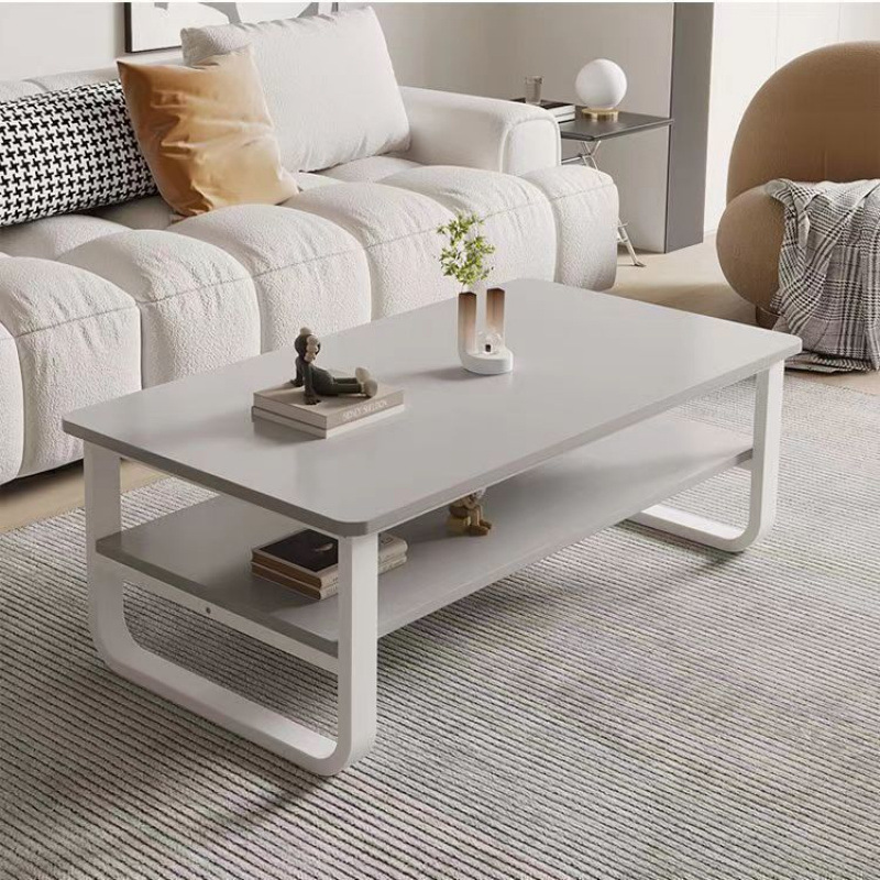 Mesa de té pequeña sala de estar doméstica simple mesa pequeña sofá de lujo simple mesa de té moderna mesa cuadrada al por mayor