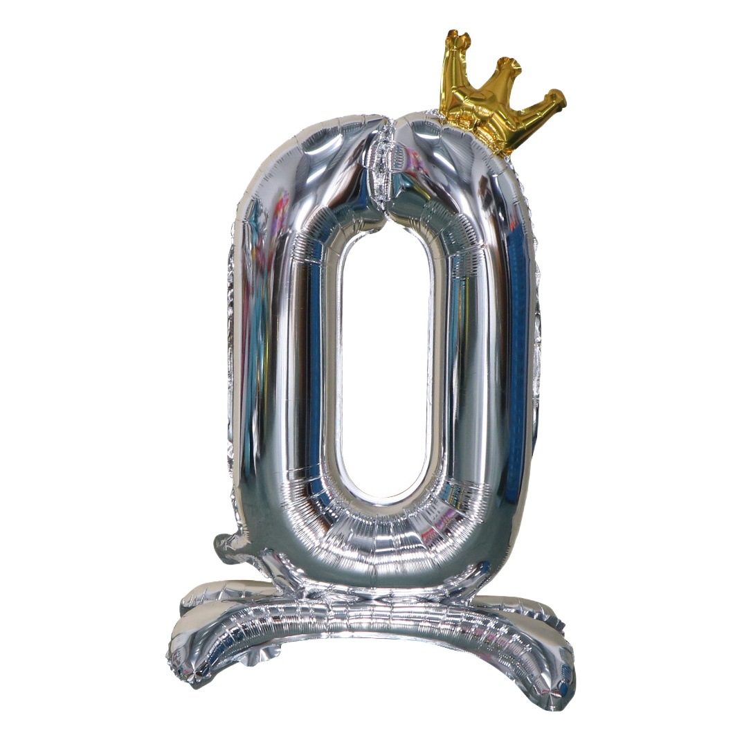 De pie digital de aluminio película digital globo fiesta de cumpleaños decoración de la boda 32 pulgadas globo de pie