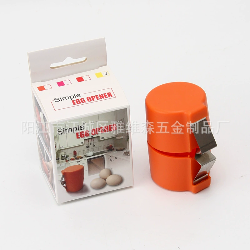 Manufacturer Wholesale Creative Egg Shell Opener Household Egg Beater Portable Egg Opener Kitchen Baking Tool