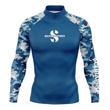 SCUBA斯库巴冲浪服UPF50防晒衣沙滩泳衣潜水服水母衣长袖分体上衣