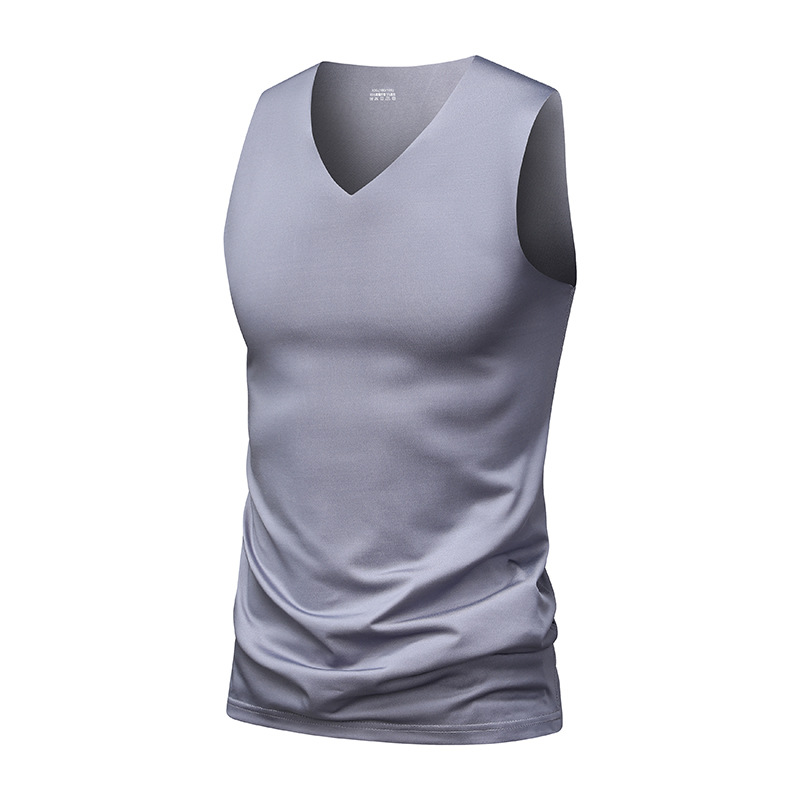 Transfronterizo verano nuevo chaleco deportivo de secado rápido hombre nuevo ligero transpirable de manga corta hombre correr camisa sin mangas
