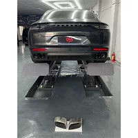 Подходит для Porsche Panamera 971 (2010-2025), четырехвыпускной трехслойный турбо-выхлоп с квадратным и плоским круглым наконечниками 976.