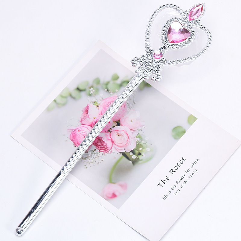 Fábrica de hielo y nieve corona para niños princesa varita mágica para niñas corona de plástico para niños banda de pelo para niñas