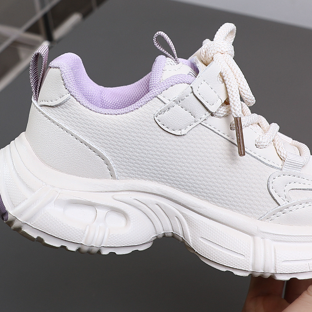 Zapatos deportivos de moda para niños zapatos de carreras diarios versátiles zapatos blancos de primavera nuevos zapatos de moda para papá 5344