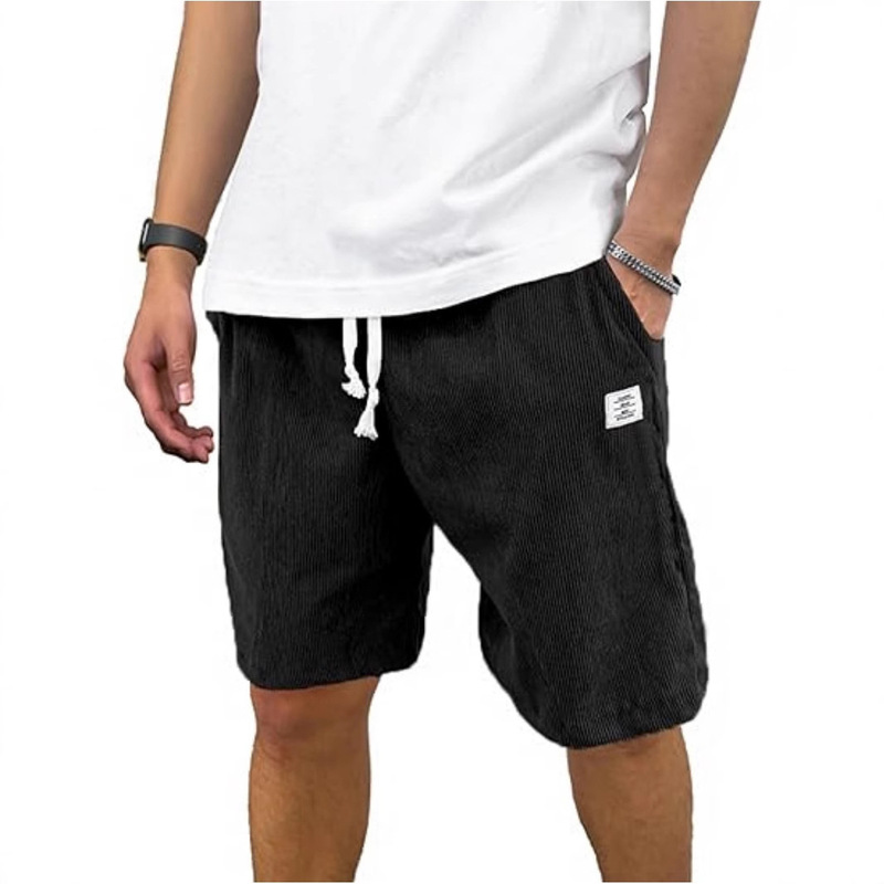 Men's Casual Sports Shorts Fitness Muscle American Quarterers Corduroy Breathable Shorts Men's Casual Sports Shorts Fitness Muscle American Quarterers Corduroy Breathable Shorts