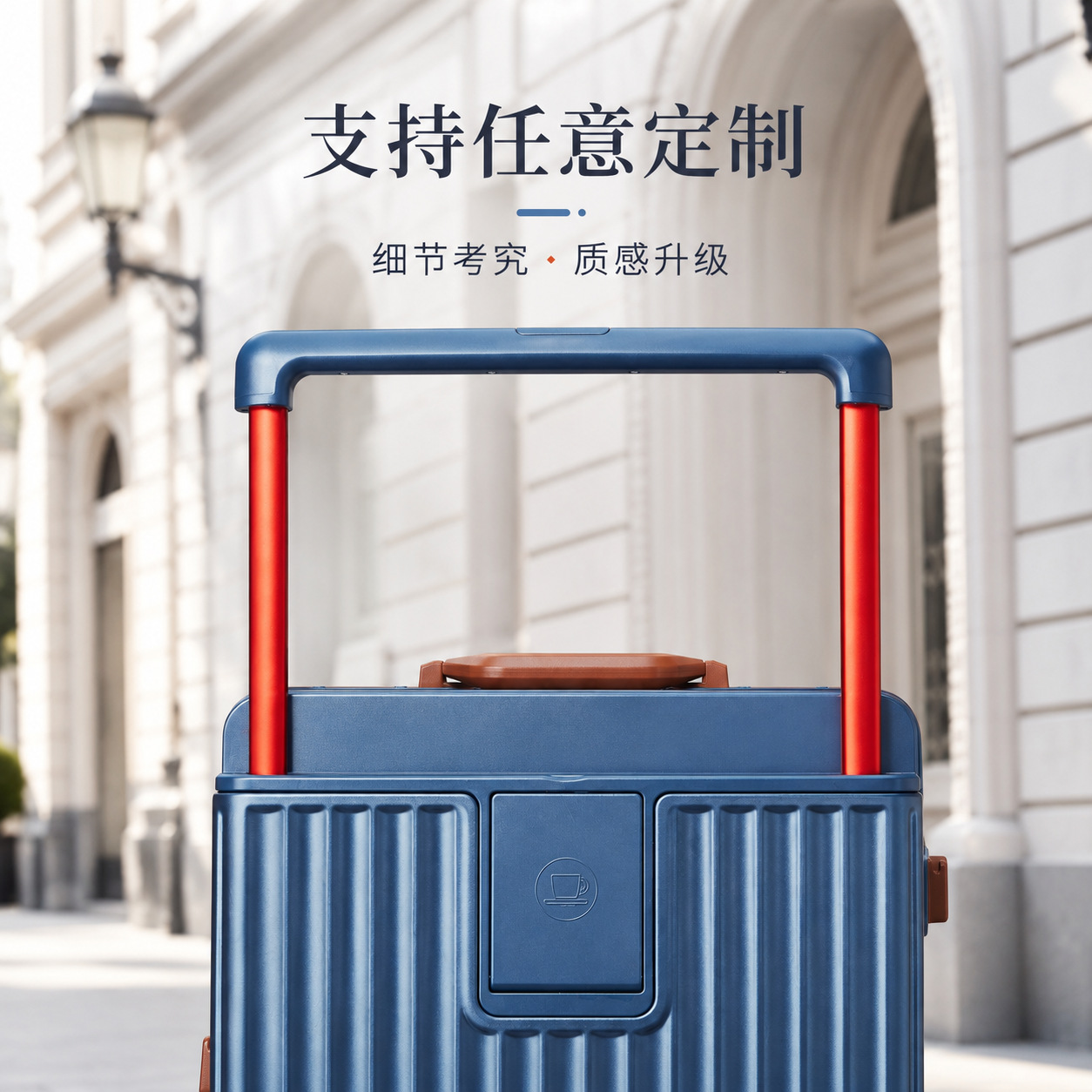 Premium Aluminum Frame Trolley Luggage Wide Handle Silent Universal Wheels Suitcase 20 inch TSA Password Lock Carry-on Travel Case