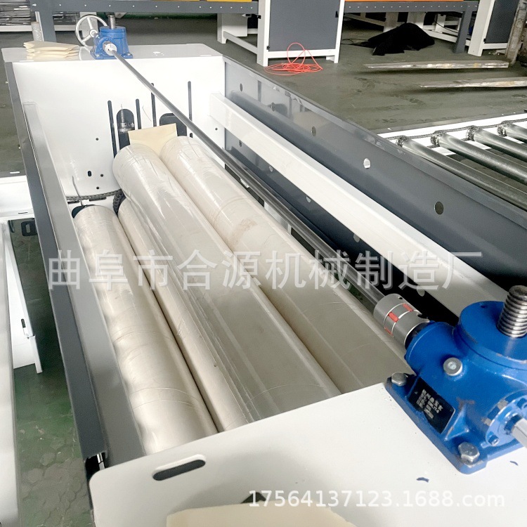 建筑模板细木工板涂胶机外墙陶瓷保温板刮胶上胶机1300双面淋胶机