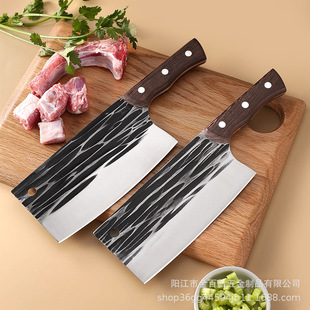 Forging and cutting dual-purpose knife kitchen vegetable cutting meat cutting bone cutting knife household slicing meat cutting Chinese sharp wholesale