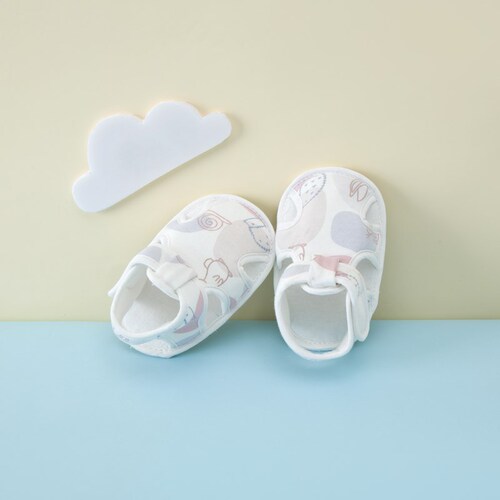 Newborn Baby Shoes Summer Infant Shoes Soft Sole Non-Slip 0-6 Months Learning to Walk Shoes Spring and Autumn Baby Shoes Girls