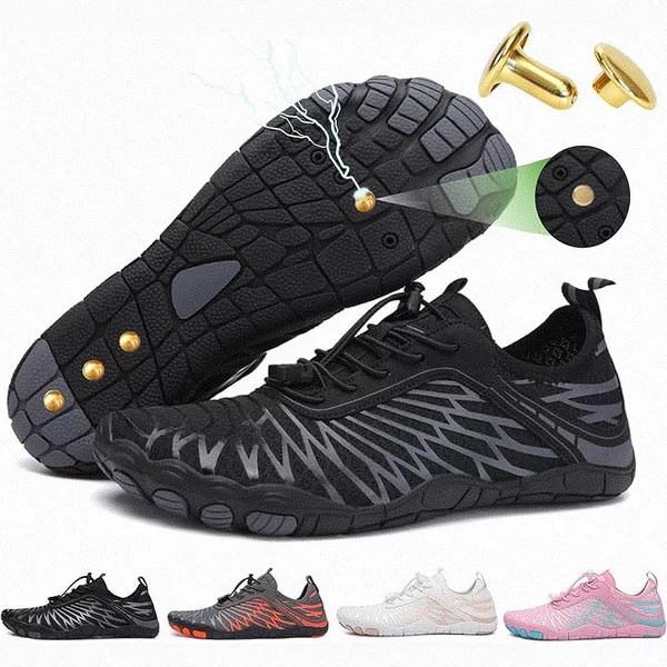 Cross-Border Copper Nail Grounding Barefoot Copper Buckle Copper Nail Shoes Water Trekking Shoes Processing Nails Wading Shoes Beach Shoes Outdoor