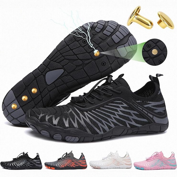 Cross-Border Copper Nail Grounding Barefoot Copper Buckle Copper Nail Shoes Water Trekking Shoes Processing Nails Wading Shoes Beach Shoes Outdoor