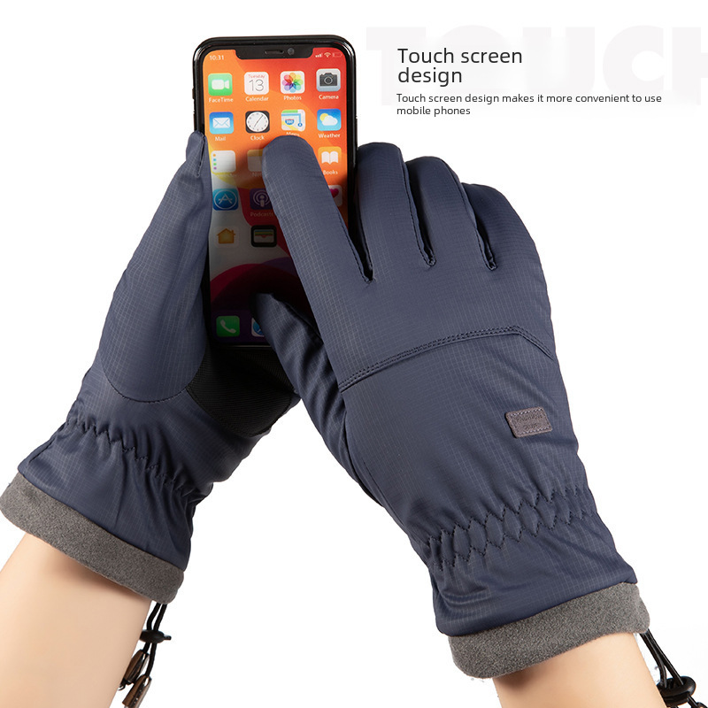 Herre vinter husholdning efterår yderhud følelse ski varm vindtæt vandtæt fortykket fleeceforet kuldebestandig touchscreen ridehandsker_voghion.com