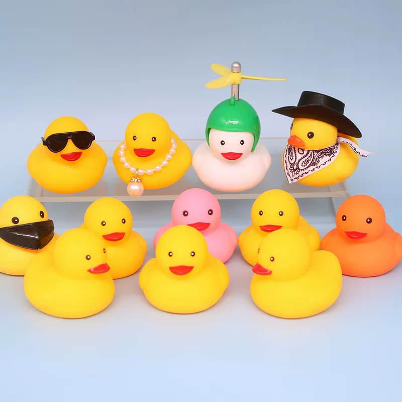 B.Duck, игрушка для купания в воде, плавательный бассейн, молочный чай, антистресс, издаёт звуки, утка, подарок на день рождения